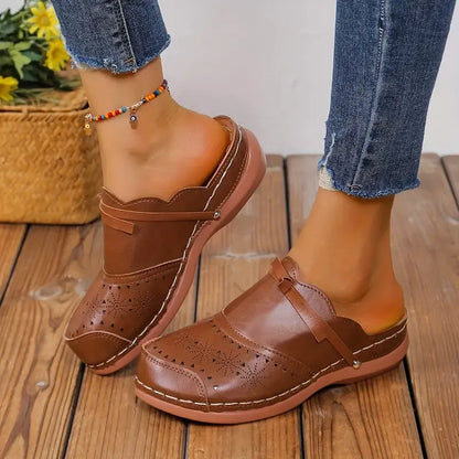 Amelia - Zuecos cómodos con diseño artesanal